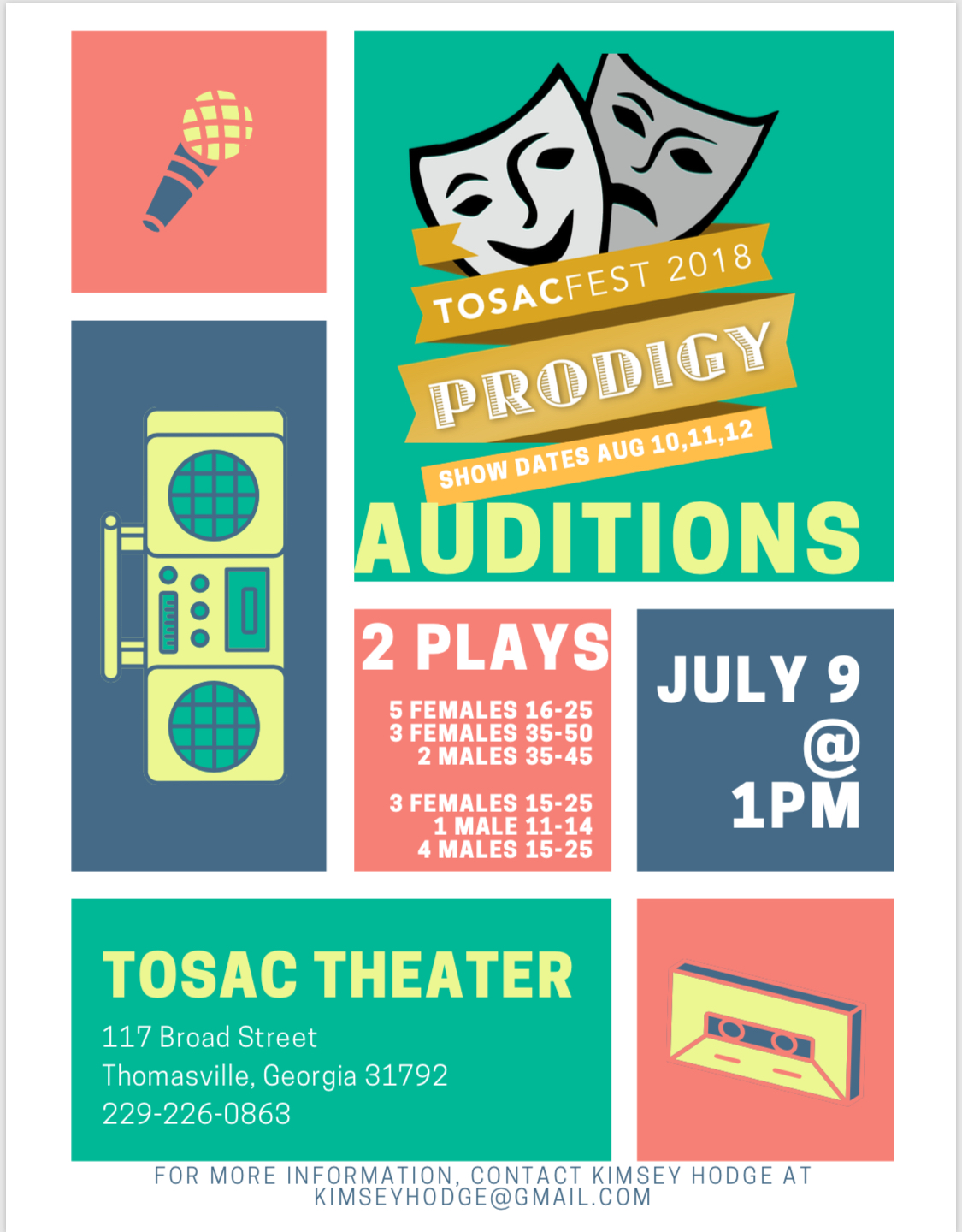 tosacfest auditions